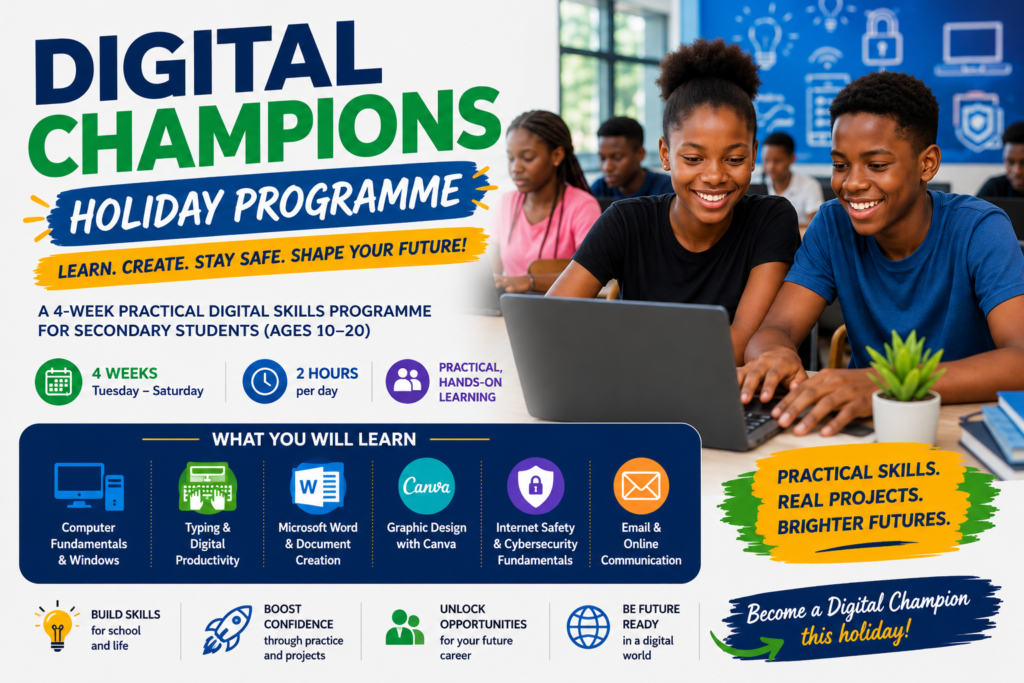 Digital Champoins Holiday Programme supported by TI4Dev, supported By Buea Institiute of Technology
